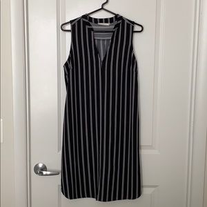 Striped shift dress